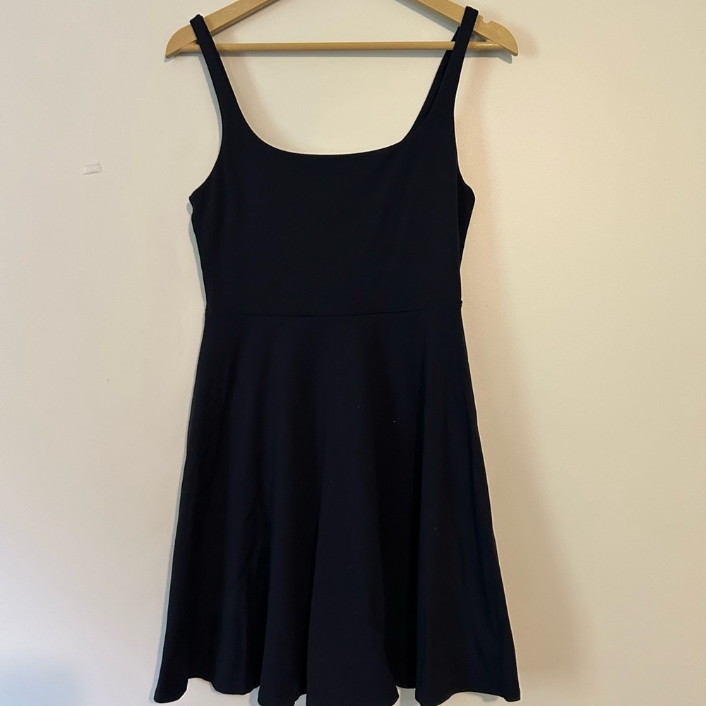 Susana Monaco Navy Fit and Flare Mini Dress - Size Medium